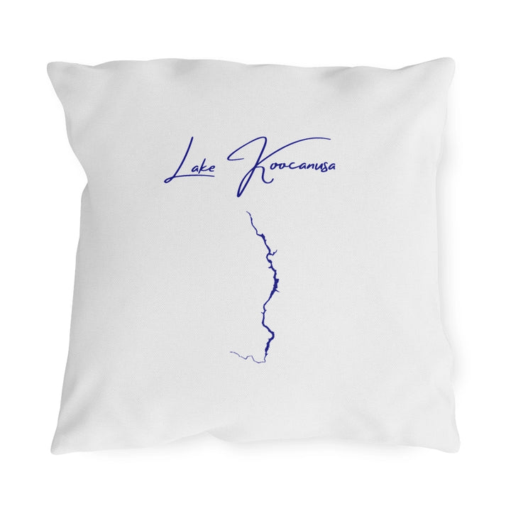Montana  Lake  Koocanusa  Outdoor  Pillow  front  position  view  from  front  18  x  18.webp