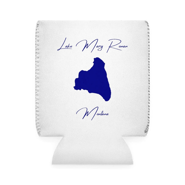 Montana  Lake  Mary  Ronan  Can  Koozie  front  position  view  from  front-1  white.webp