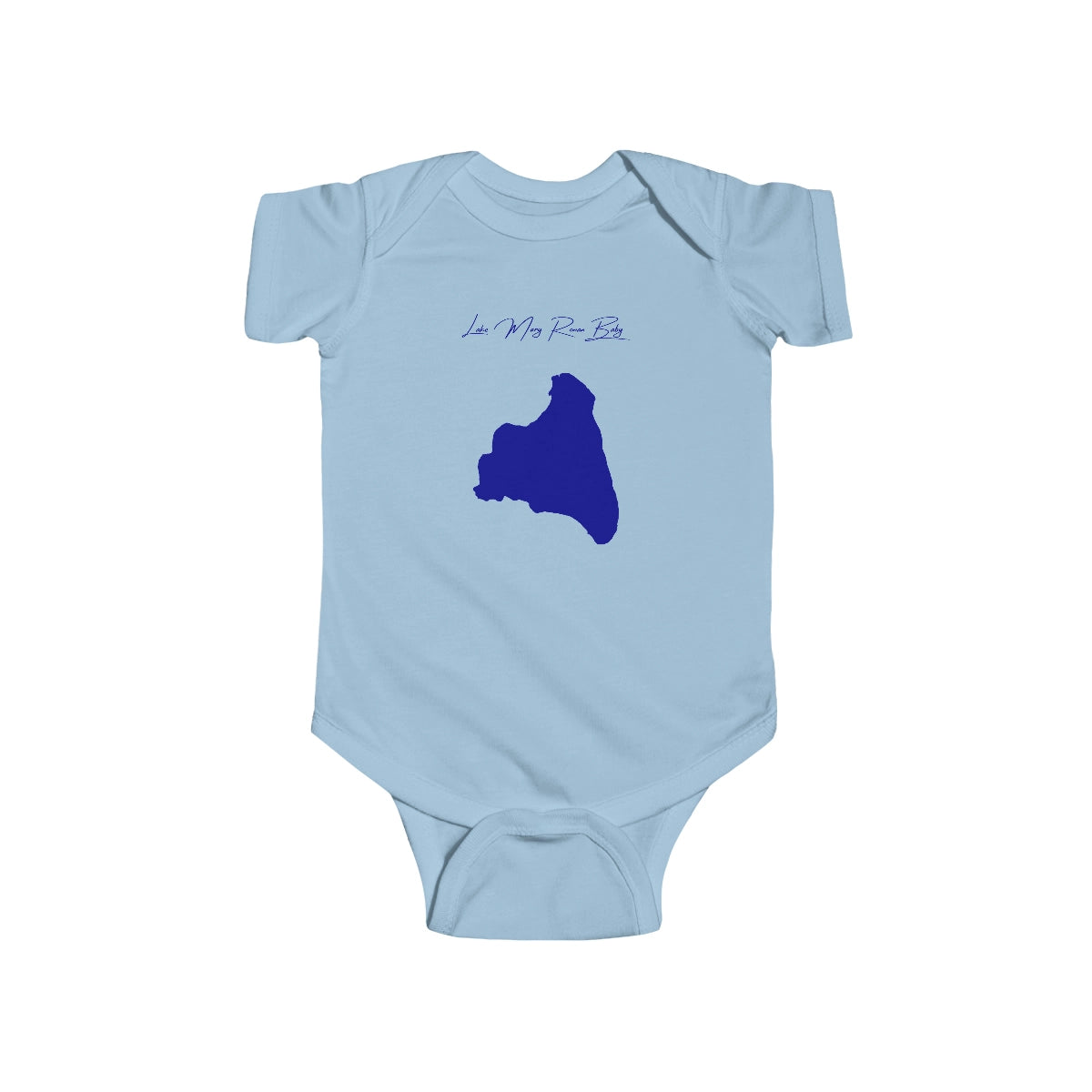 Montana  Lake  Mary  Ronan  Onesie  front  position  view  from  front  light  blue.webp