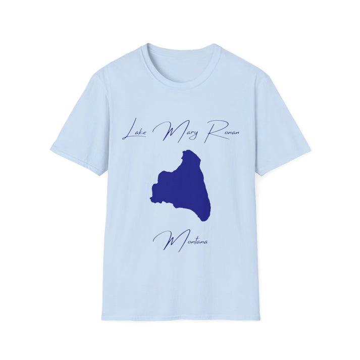 Montana  Lake  Mary  Ronan  T-shirt  front  position  view  from  front  light  blue.webp