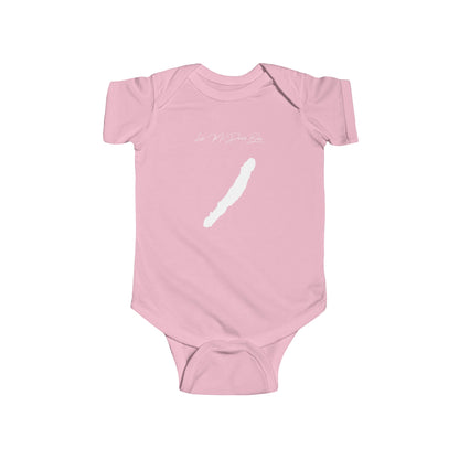 Montana  Lake  McDonald  Onesie  front  position  view  from  front  pink.webp