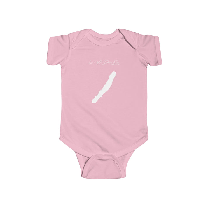 Montana  Lake  McDonald  Onesie  front  position  view  from  front  pink.webp