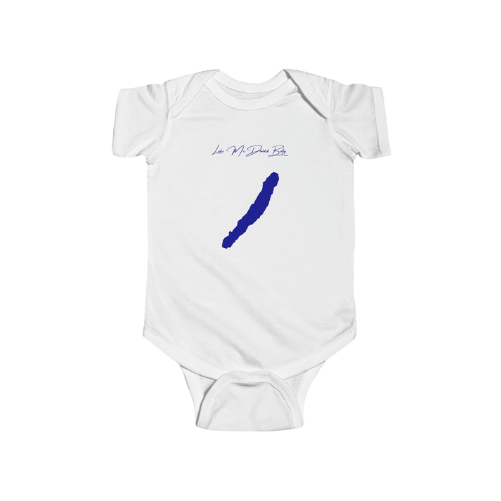 Montana  Lake  McDonald  Onesie  front  position  view  from  front  white.webp