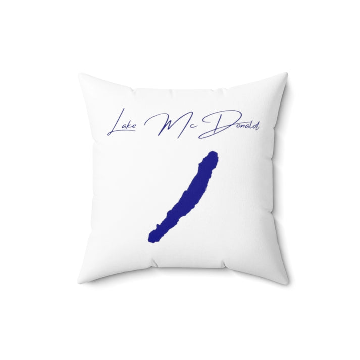 Montana  Lake  McDonald  Pillow  front  position  view  from  front  16  x  16.webp