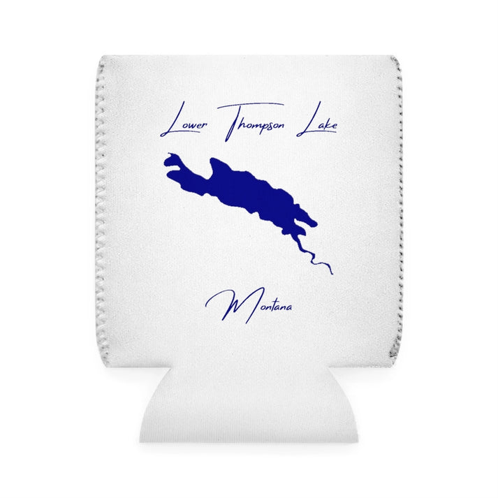 Montana  Lower  Thompson  Lake  Can  Koozie  front  position  view  from  front-1  white.webp