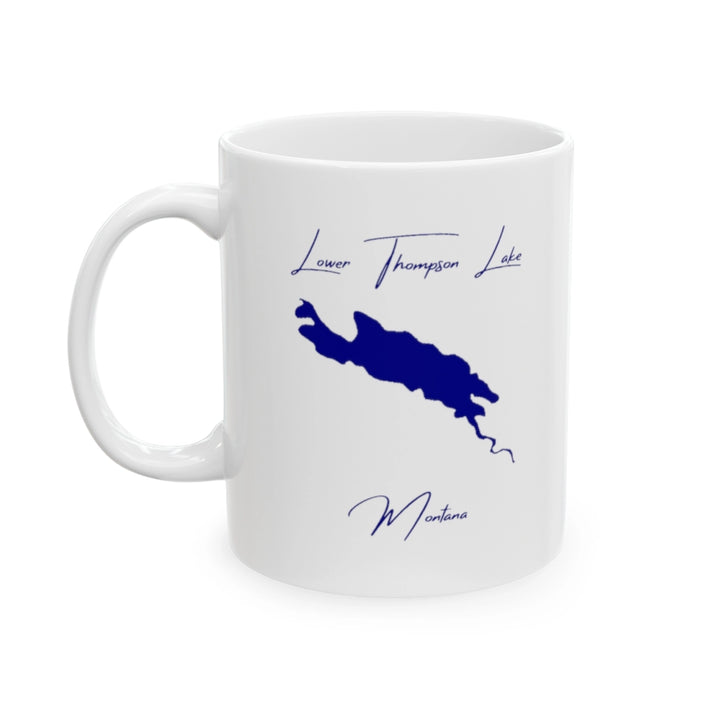 Montana  Lower  Thompson  Lake  Ceramic  Mug  other  position  view  from  left  11oz.webp