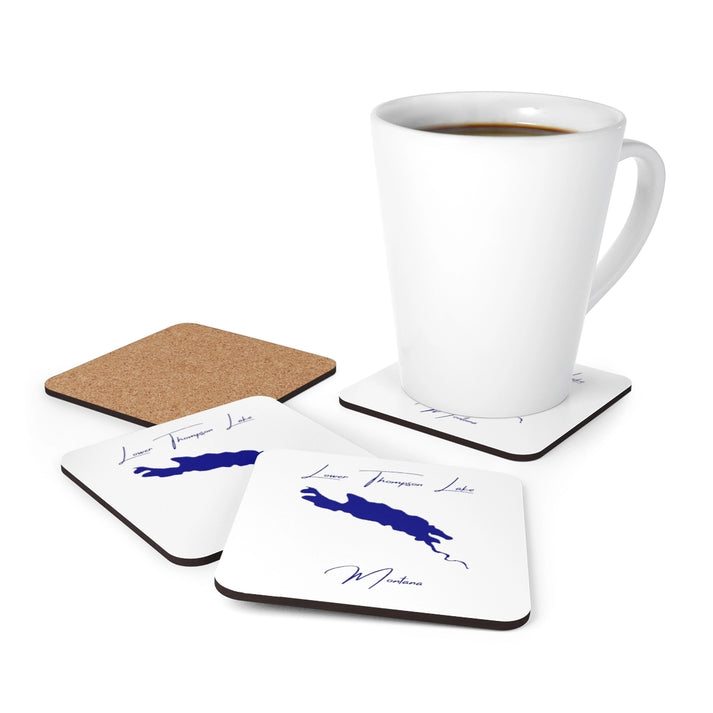 Montana  Lower  Thompson  Lake  Coaster  Set  front  position  view  from  context-1  3.75  x  3.75.webp