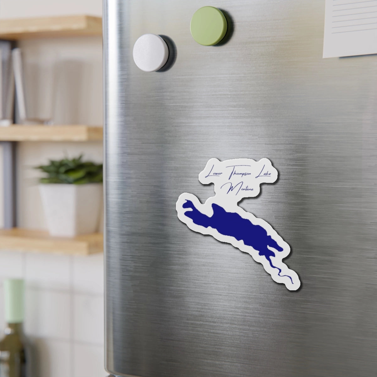 Montana  Lower  Thompson  Lake  Die  Cut  Magnet  front  position  view  from  context-2  4  x  4.webp