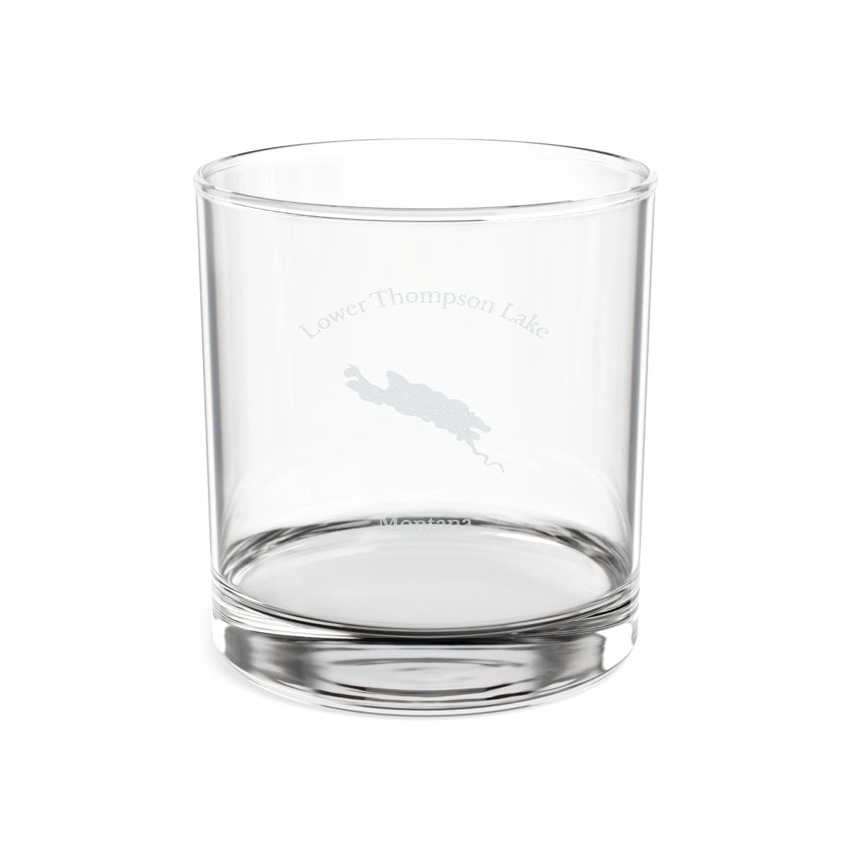 Montana  Lower  Thompson  Lake  Engraved  Whiskey  Glass  other  position  view  from  front  10.5oz.webp