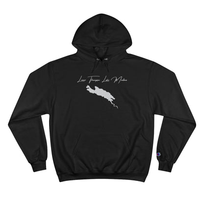Montana  Lower  Thompson  Lake  Hoodie  front  position  view  from  front  black.webp