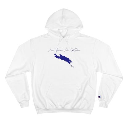 Montana  Lower  Thompson  Lake  Hoodie  front  position  view  from  front  white.webp