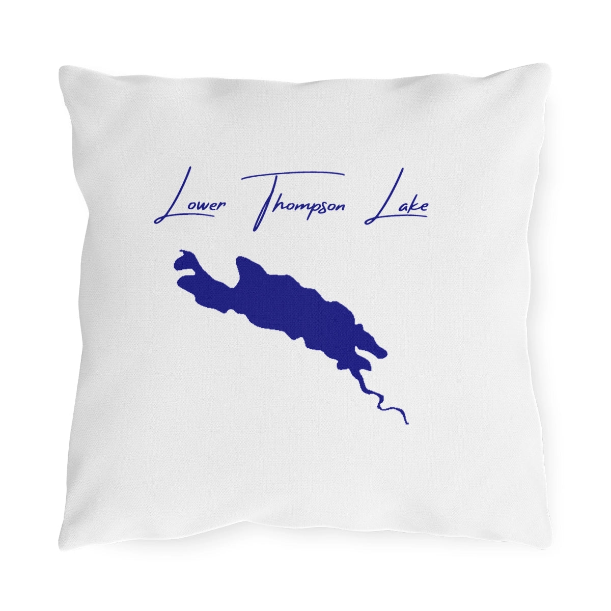 Montana  Lower  Thompson  Lake  Outdoor  Pillow  front  position  view  from  front  16  x  16.webp