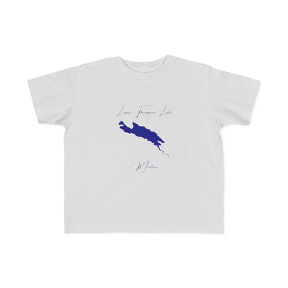 Montana  Lower  Thompson  Lake  Toddler  T-shirt  front  position  view  from  front  silver.webp