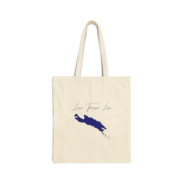 Montana  Lower  Thompson  Lake  Tote  Bag  front  position  view  from  front  15  x  16.webp