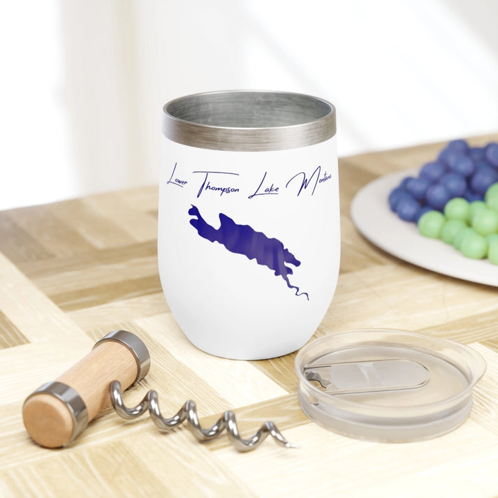 Montana  Lower  Thompson  Lake  Wine  Tumbler  other  position  view  from  context  white.webp