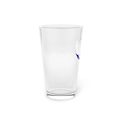Montana  Nelson  Reservoir  16oz  Pint  Glass  front  position  view  from  left  16oz.webp