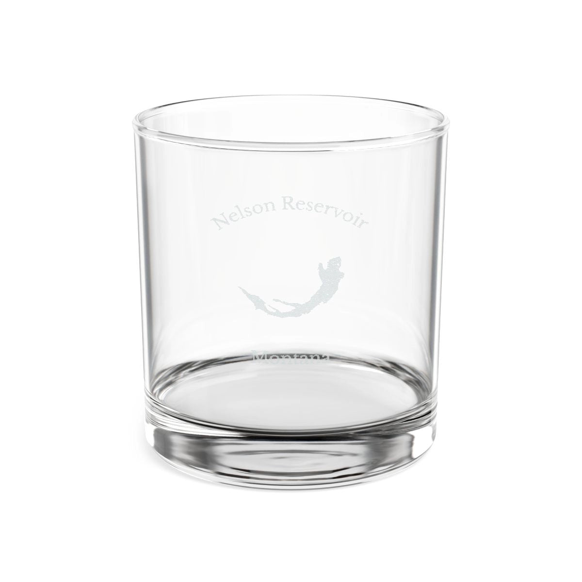 Montana  Nelson  Reservoir  Engraved  Whiskey  Glass  other  position  view  from  front  10.5oz.webp