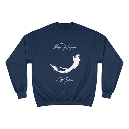 Montana  Nelson  Reservoir  Sweatshirt  front  position  view  from  front  navy.webp
