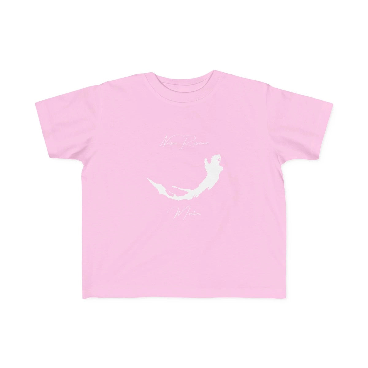 Montana  Nelson  Reservoir  Toddler  T-shirt  front  position  view  from  front  pink.webp