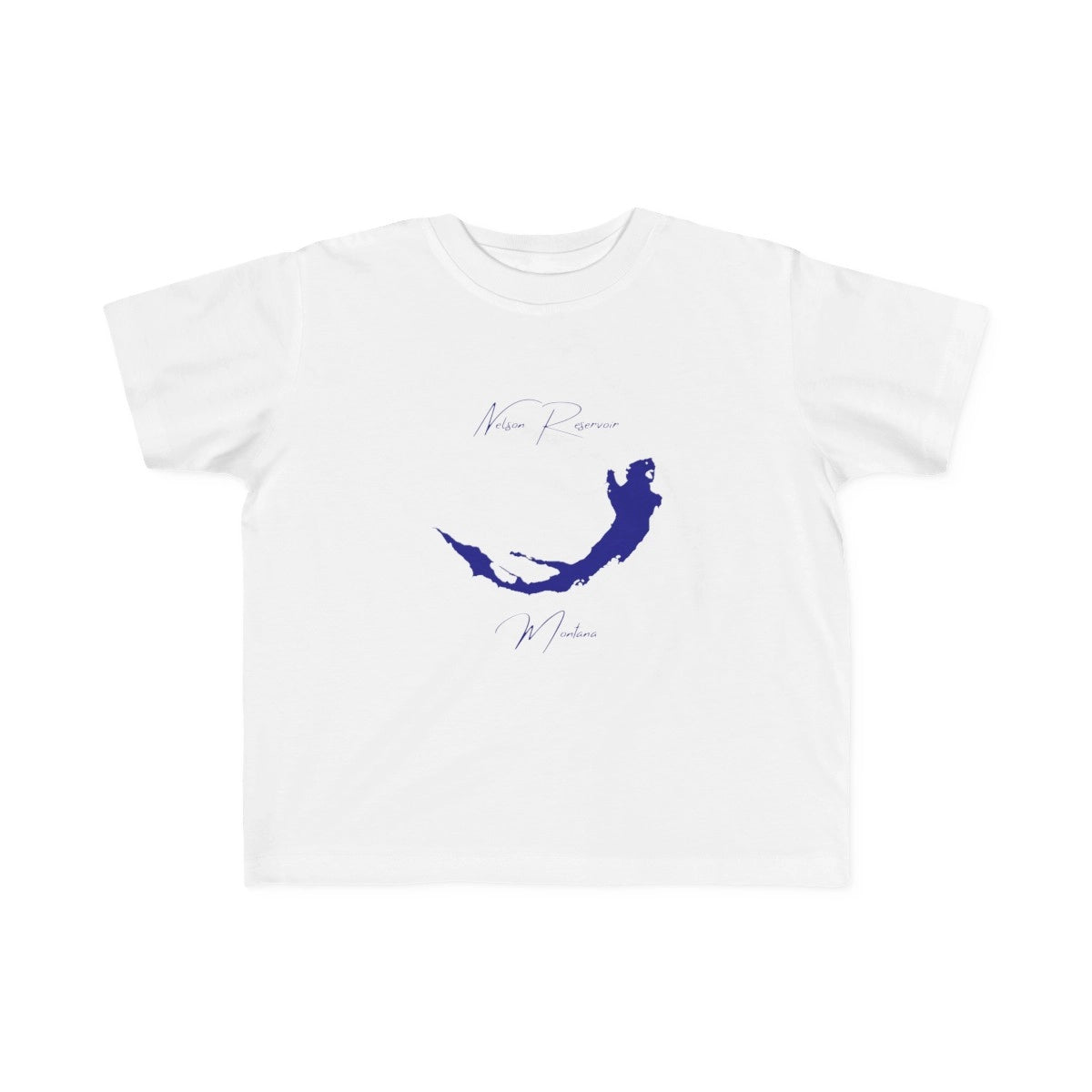 Montana  Nelson  Reservoir  Toddler  T-shirt  front  position  view  from  front  white.webp