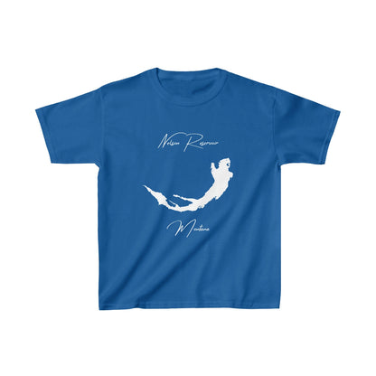 Montana  Nelson  Reservoir  Youth  T-shirt  front  position  view  from  front  royal.webp