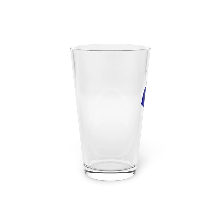 Montana  Placid  Lake  16oz  Pint  Glass  front  position  view  from  left  16oz.webp