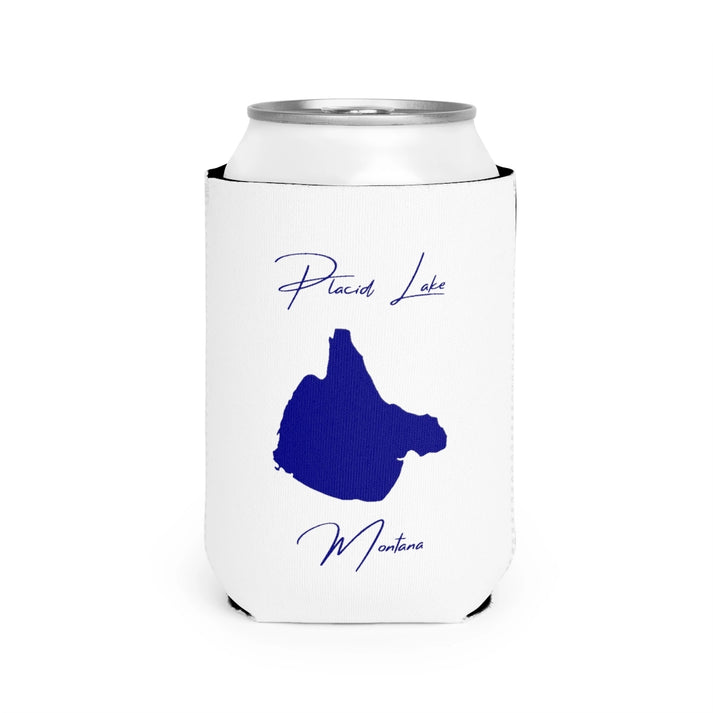 Montana  Placid  Lake  Can  Koozie  front  position  view  from  front-2  white.webp