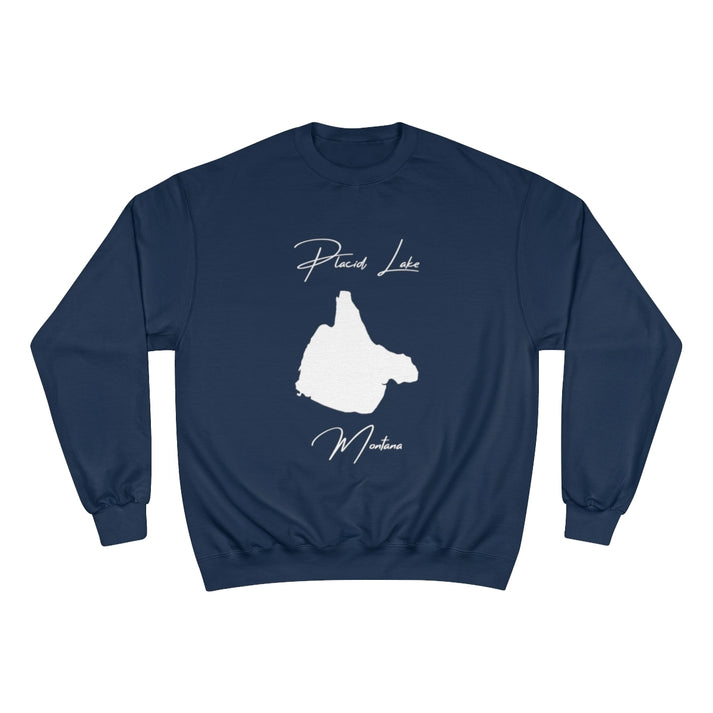 Montana  Placid  Lake  Sweatshirt  front  position  view  from  front  navy.webp