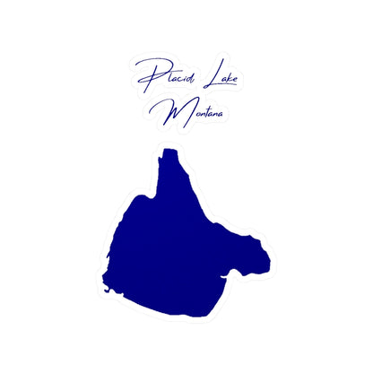 Montana  Placid  Lake  Vinyl  Decal  other  position  view  from  front  4  x  6.webp