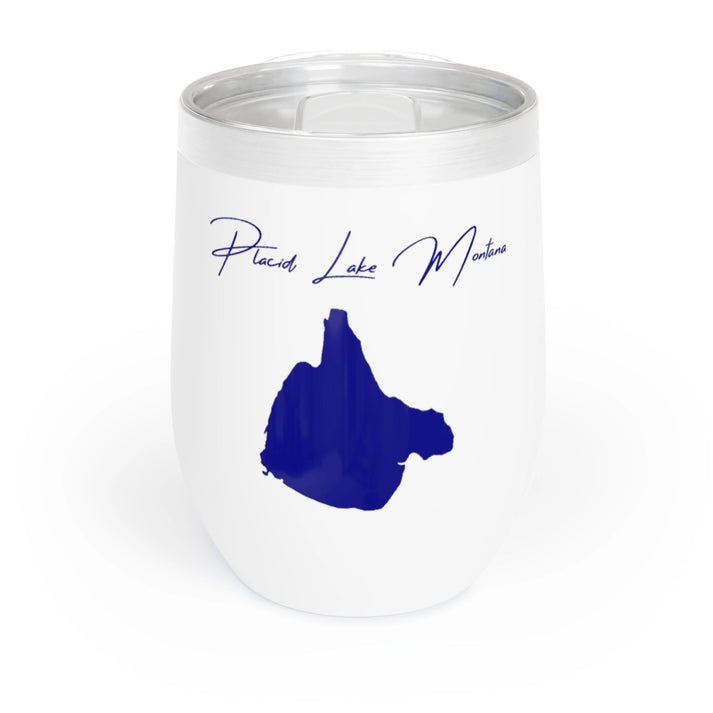 Montana  Placid  Lake  Wine  Tumbler  front  position  view  from  front  white.webp