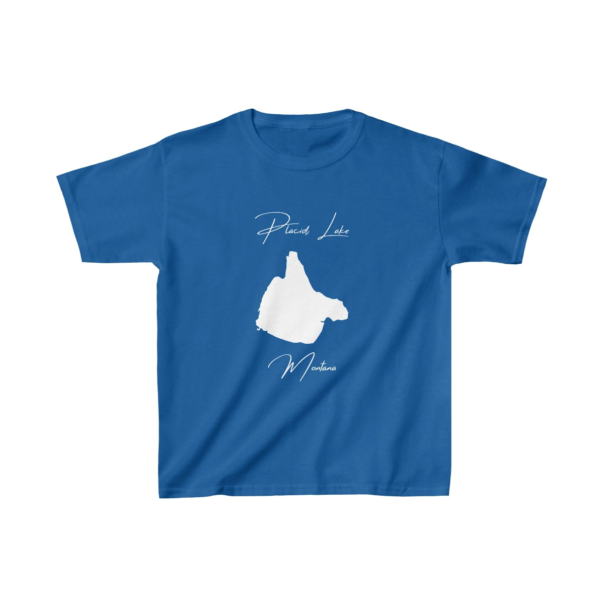 Montana  Placid  Lake  Youth  T-shirt  front  position  view  from  front  royal.webp