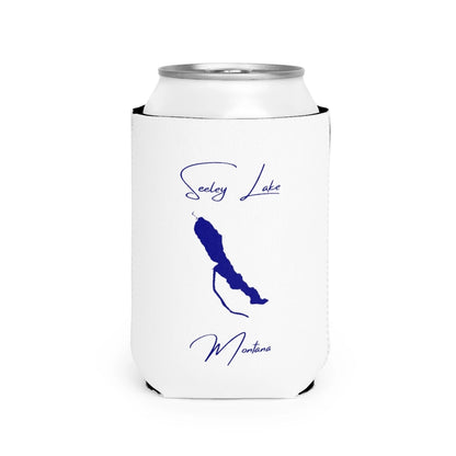 Montana  Seeley  Lake  Can  Koozie  front  position  view  from  front-2  white.webp
