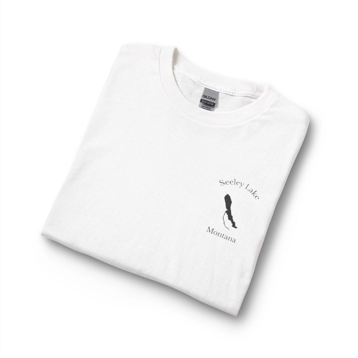 Montana  Seeley  Lake  Long  Sleeve  Fishing  T-shirt  other  position  view  from  folded  white.webp