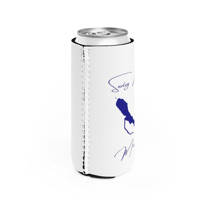 Montana  Seeley  Lake  Slim  Can  Koozie  all  position  view  from  right  white.webp