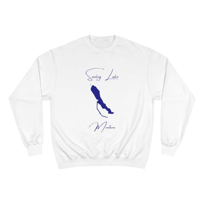 Montana  Seeley  Lake  Sweatshirt  front  position  view  from  front  white.webp