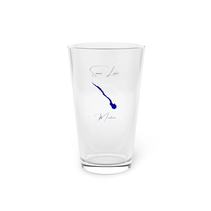 Montana  Swan  Lake  16oz  Pint  Glass  front  position  view  from  front  16oz.webp