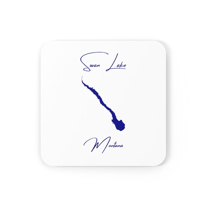 Montana  Swan  Lake  Coaster  Set  front  position  view  from  front  3.75  x  3.75.webp