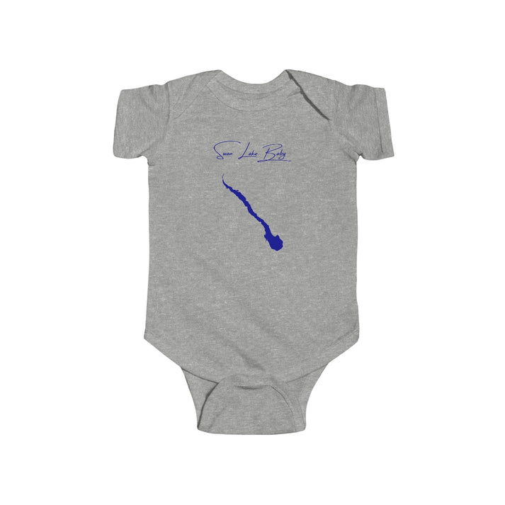 Montana  Swan  Lake  Onesie  front  position  view  from  front  heather.webp