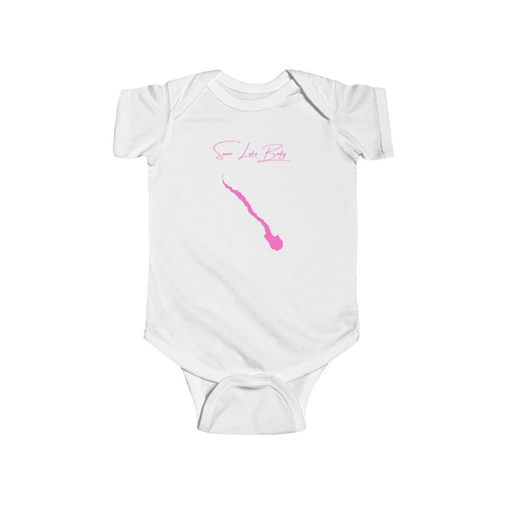 Montana  Swan  Lake  Onesie  front  position  view  from  front  white.webp