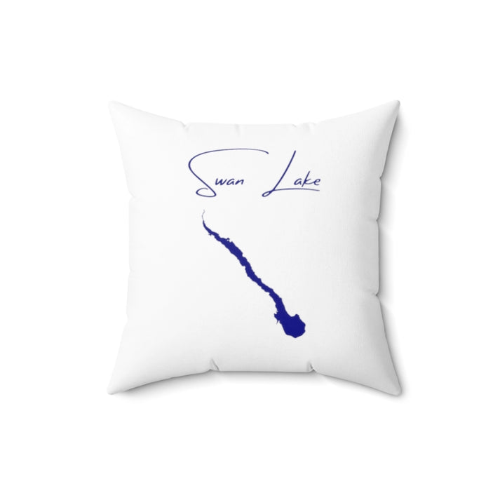 Montana  Swan  Lake  Pillow  front  position  view  from  front  16  x  16.webp