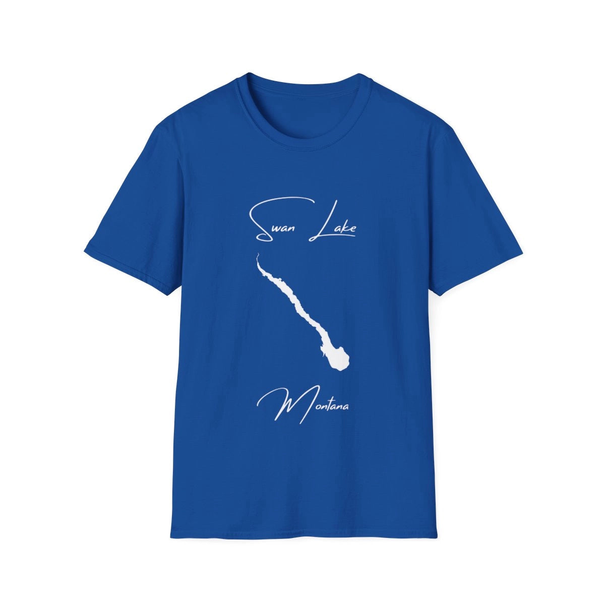 Montana  Swan  Lake  T-shirt  front  position  view  from  front  royal.webp