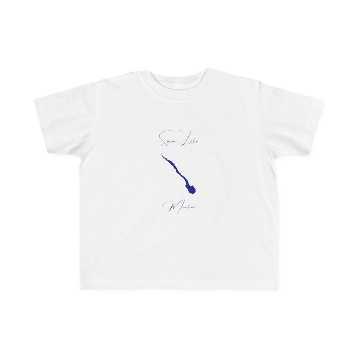 Montana  Swan  Lake  Toddler  T-shirt  front  position  view  from  front  white.webp