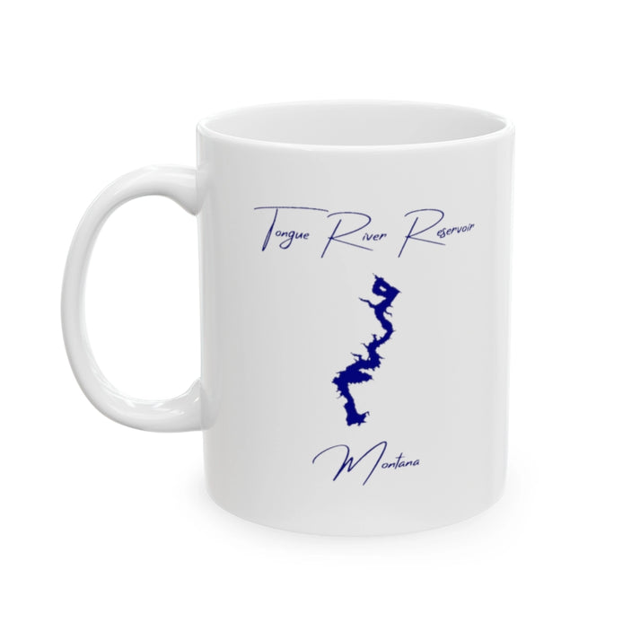 Montana  Tongue  River  Reservoir  Ceramic  Mug  other  position  view  from  left  11oz.webp