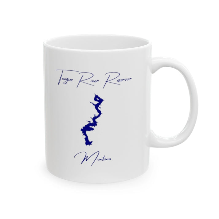 Montana  Tongue  River  Reservoir  Ceramic  Mug  other  position  view  from  right  11oz.webp