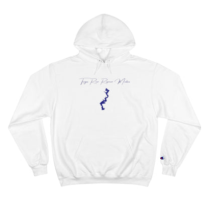 Montana  Tongue  River  Reservoir  Hoodie  front  position  view  from  front  white.webp