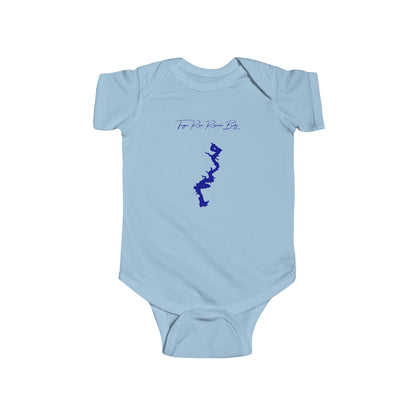 Montana  Tongue  River  Reservoir  Onesie  front  position  view  from  front  light  blue.webp