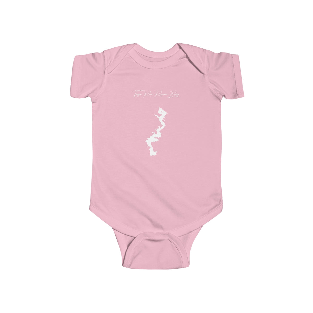 Montana  Tongue  River  Reservoir  Onesie  front  position  view  from  front  pink.webp