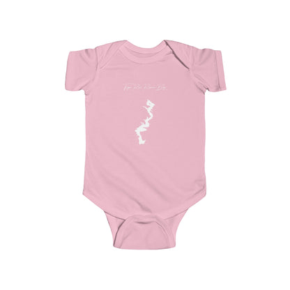 Montana  Tongue  River  Reservoir  Onesie  front  position  view  from  front  pink.webp