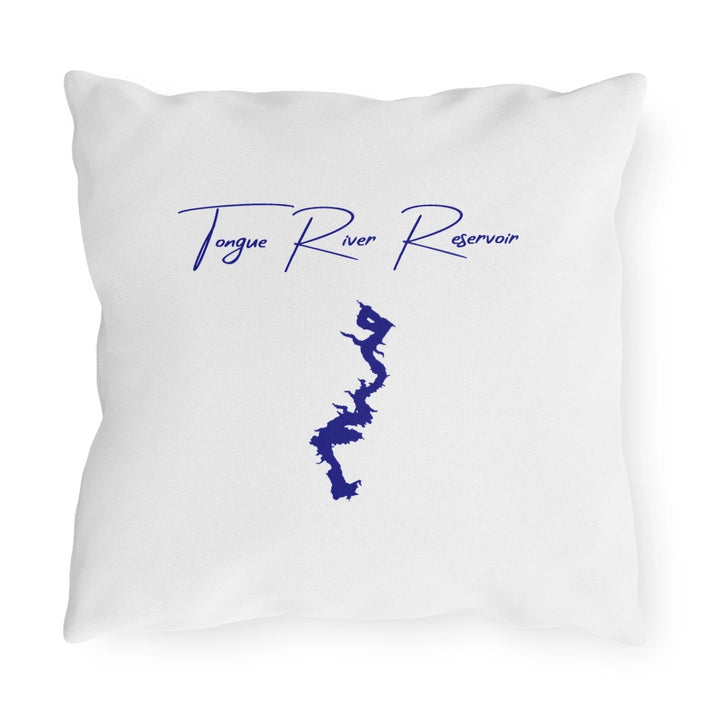 Montana  Tongue  River  Reservoir  Outdoor  Pillow  back  position  view  from  back  16  x  16.webp