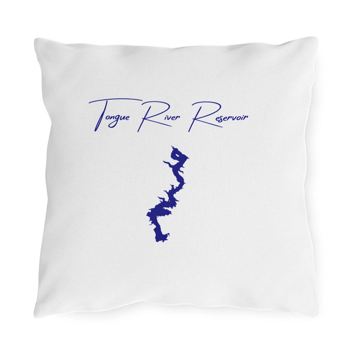 Montana  Tongue  River  Reservoir  Outdoor  Pillow  front  position  view  from  front  16  x  16.webp